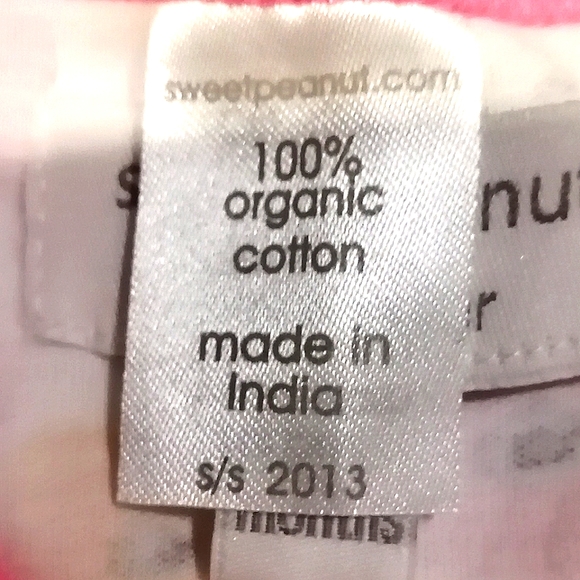 🔥SALE🔥 Sweet Peanut Floral Baby Girl Dress with Matching Pants NWT Sz 0-3M - Picture 4 of 6